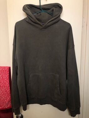 Abercrombie & Fitch Oversized Soft A&F Essentials Green Hoodie Size M